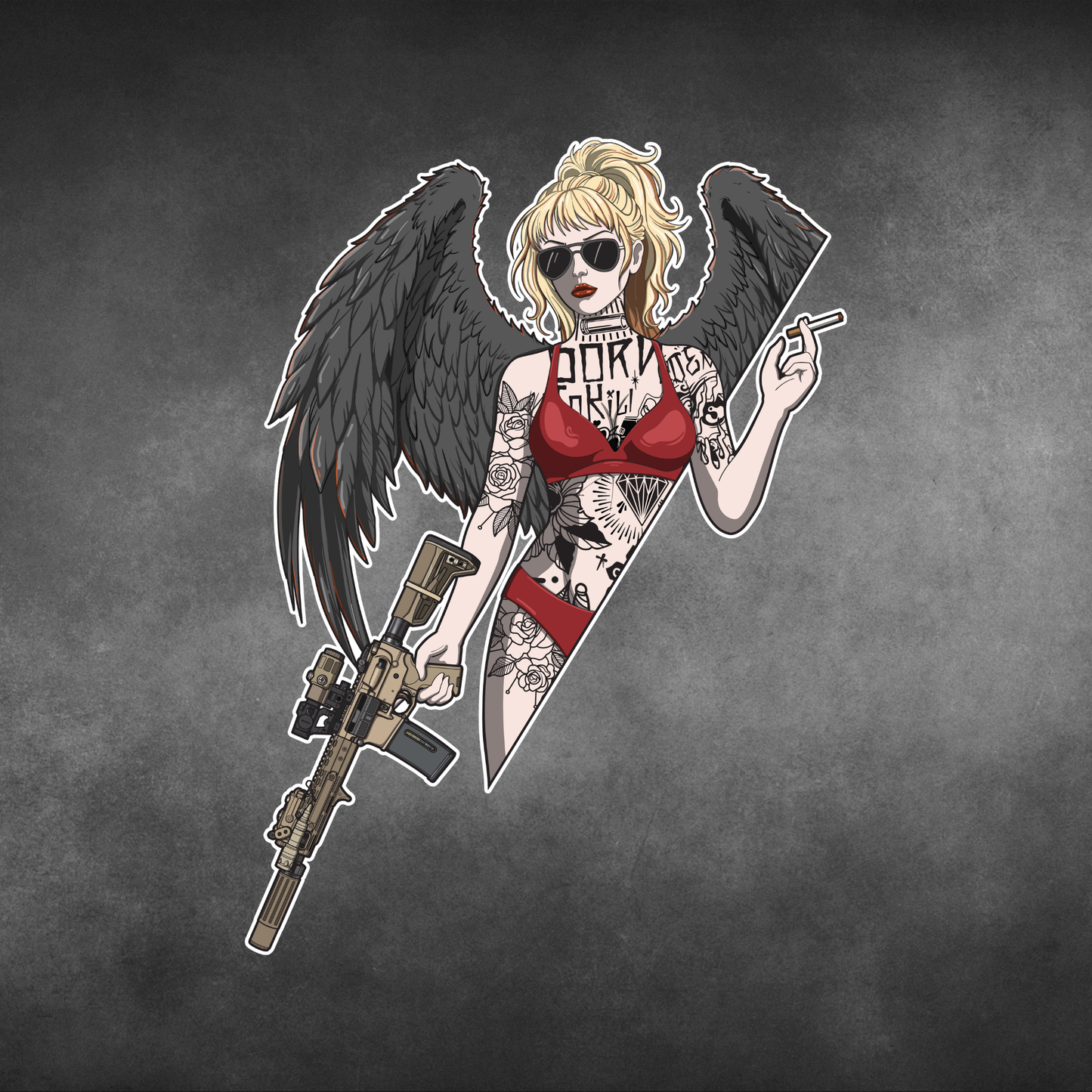 Death Angel 3" Sticker