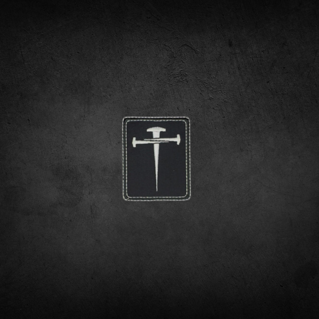 Three Nails Cross Morale Patch