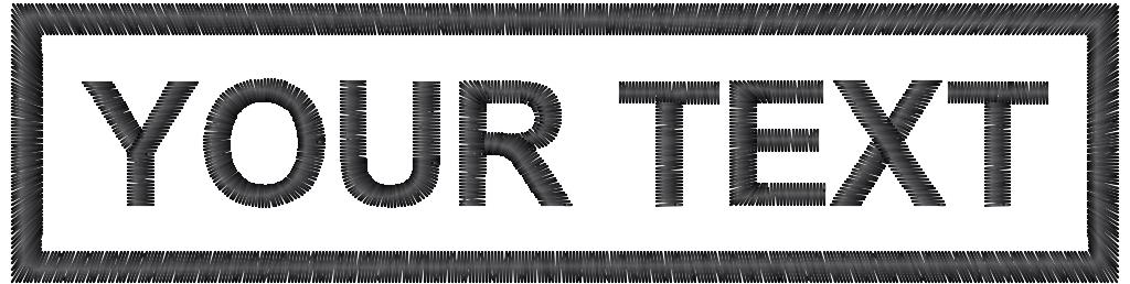 Custom 4"x1" ID Patch