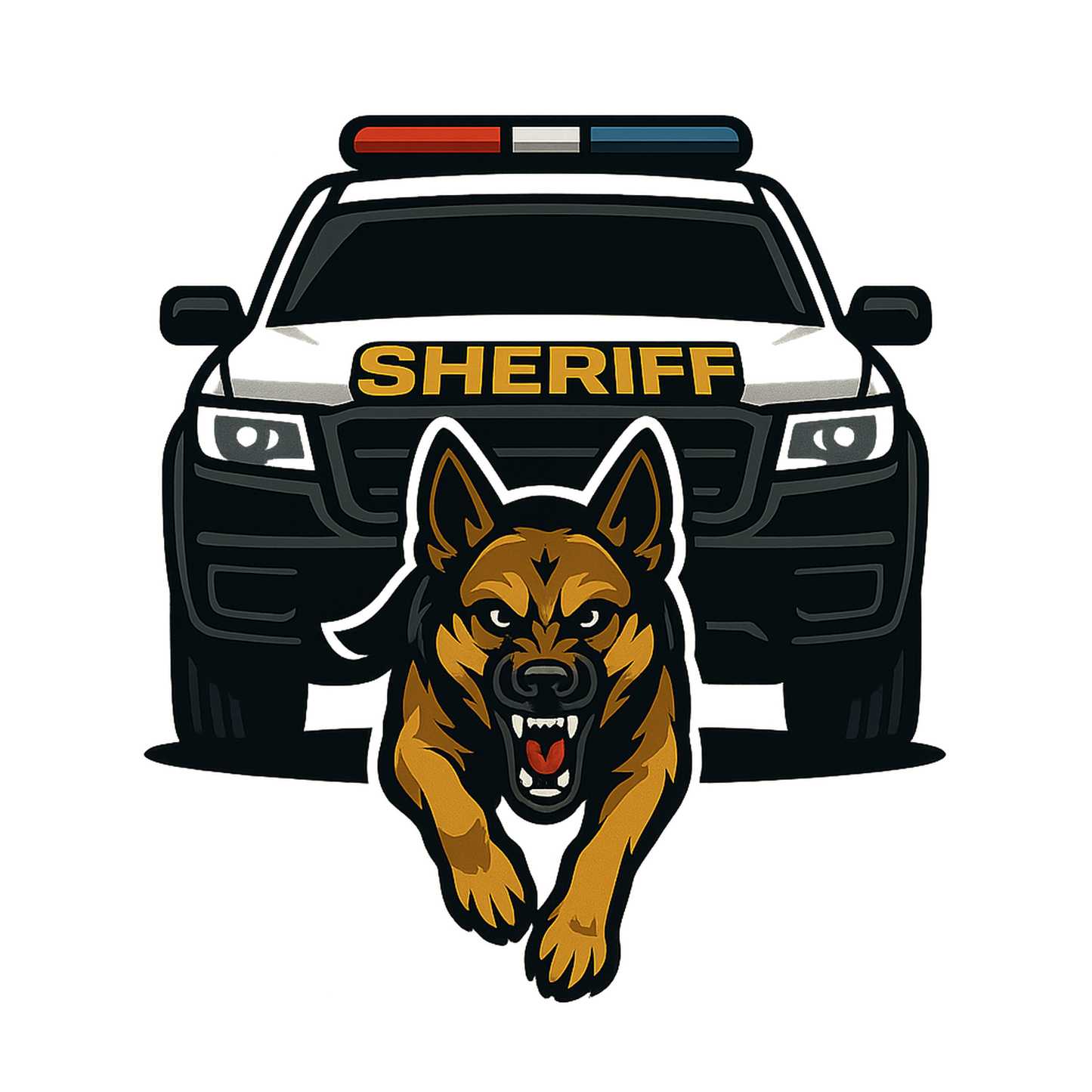 Sheriff K9 3” Sticker