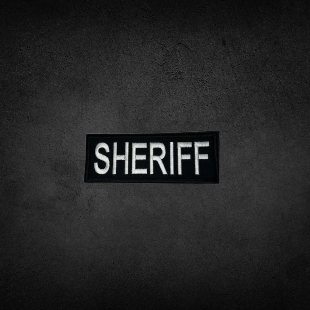 "SHERIFF" or "Police" Panel Patch