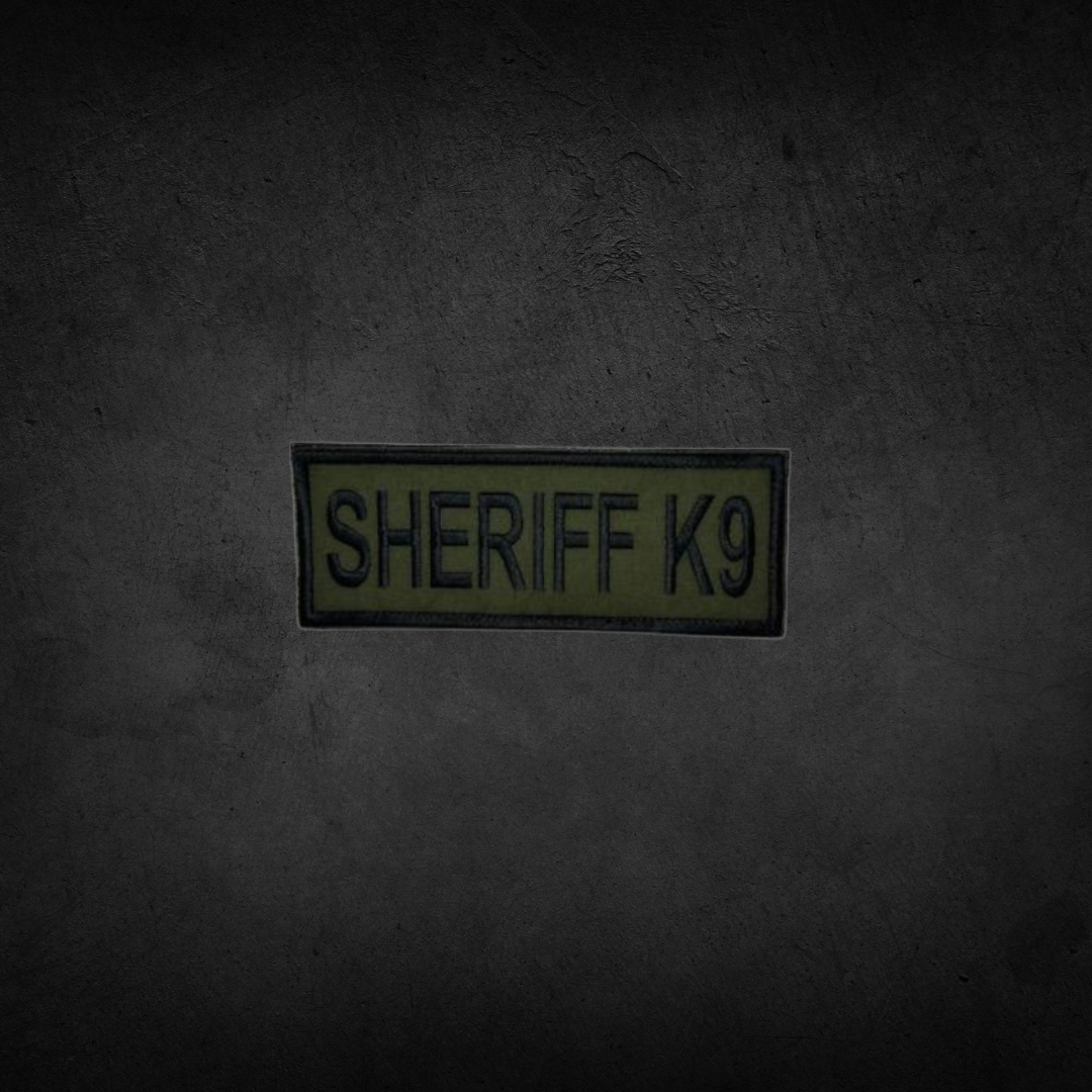 "SHERIFF/POLICE K9" Panel Patch