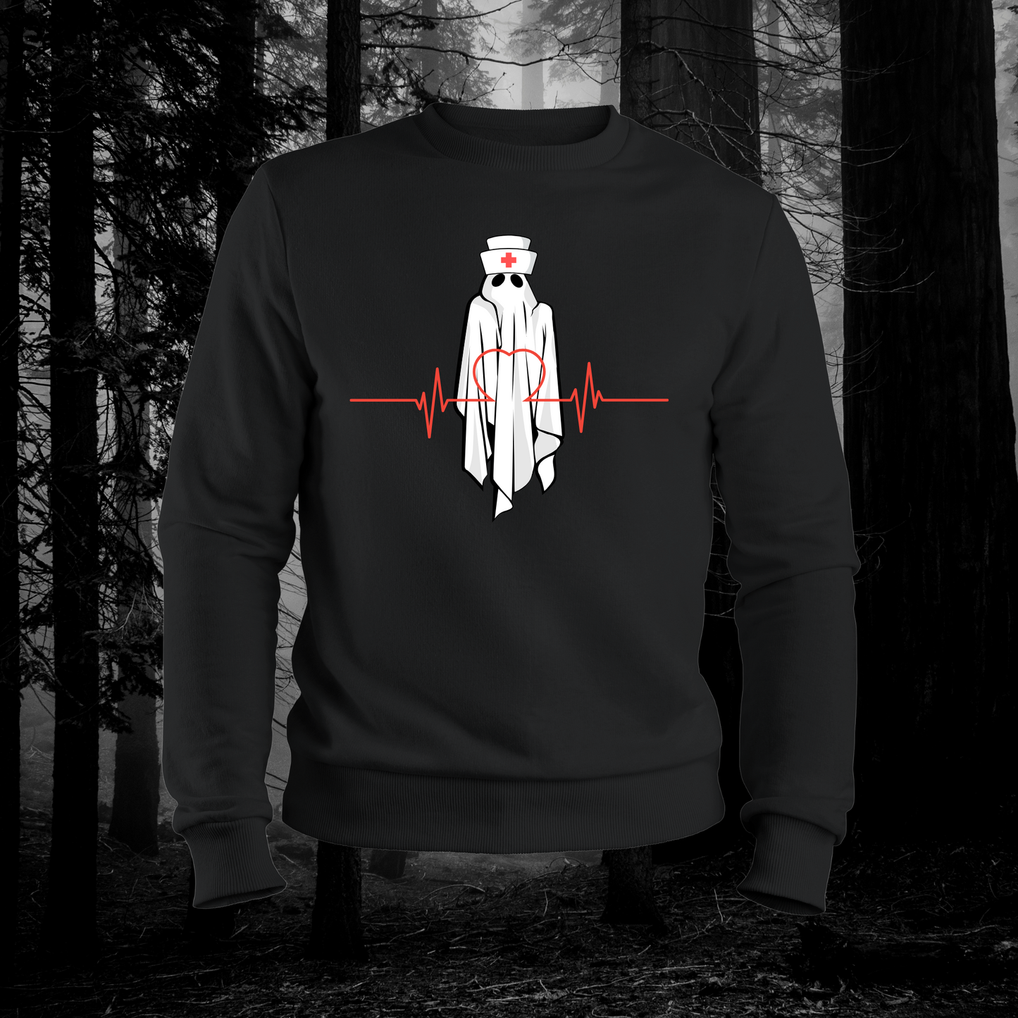 Nurse Boo Graphic Sweatshirt