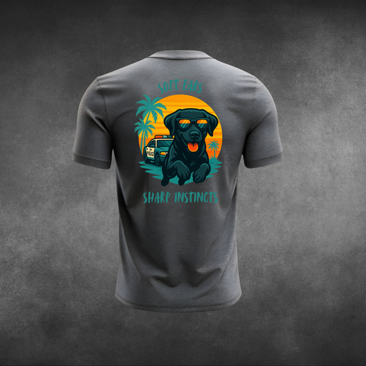 "Soft Ears, Sharp Instincts" Graphic T-Shirt