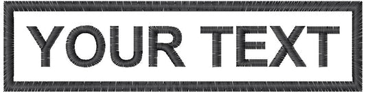 Custom 4"x1" ID Patch
