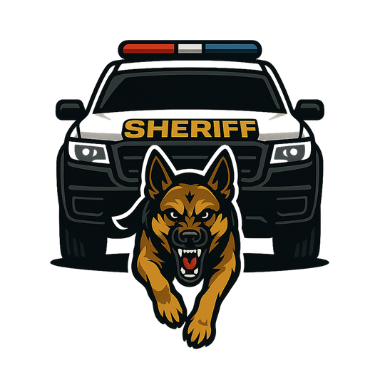 Sheriff K9 3” Sticker