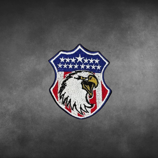 Patriotic Eagle Shield Patch