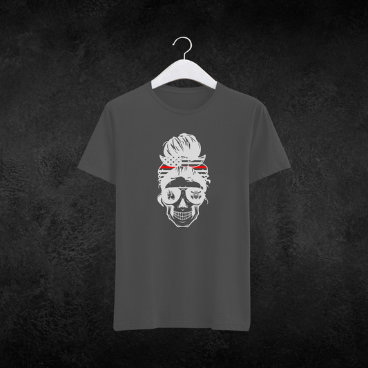 Fire Department Messy Buns Graphic Tee