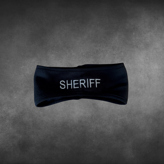 "SHERIFF" Fleece Headband