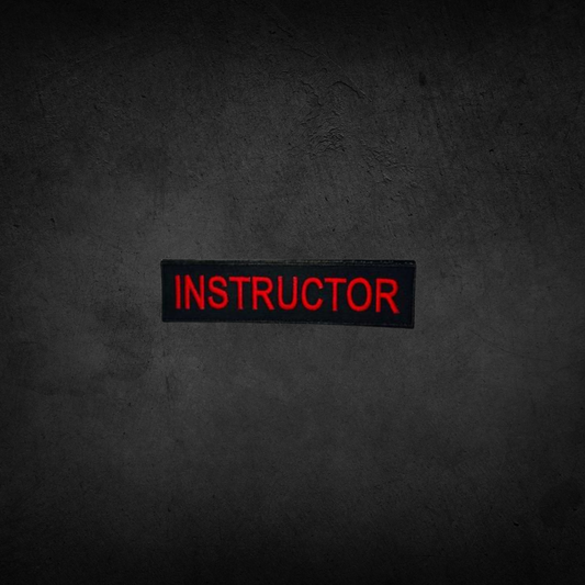 "INSTRUCTOR" Back Panel Patch