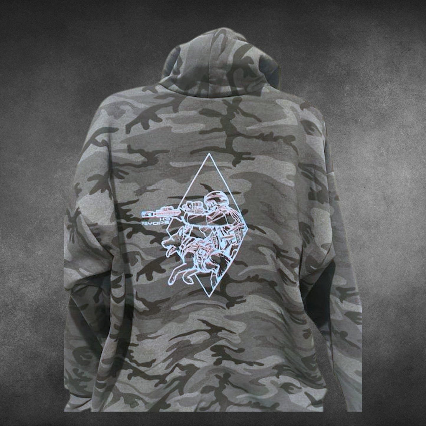 K9 Psyops Black Multicam Hoodie