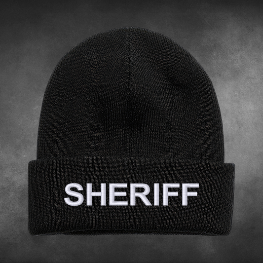 "SHERIFF" Knit Beanie