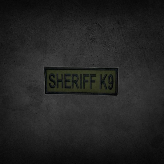 "SHERIFF/POLICE K9" Panel Patch