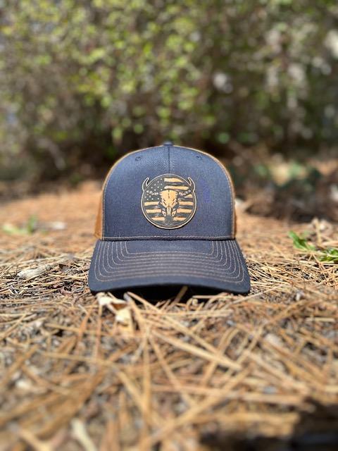 USA Bull Skull Hat