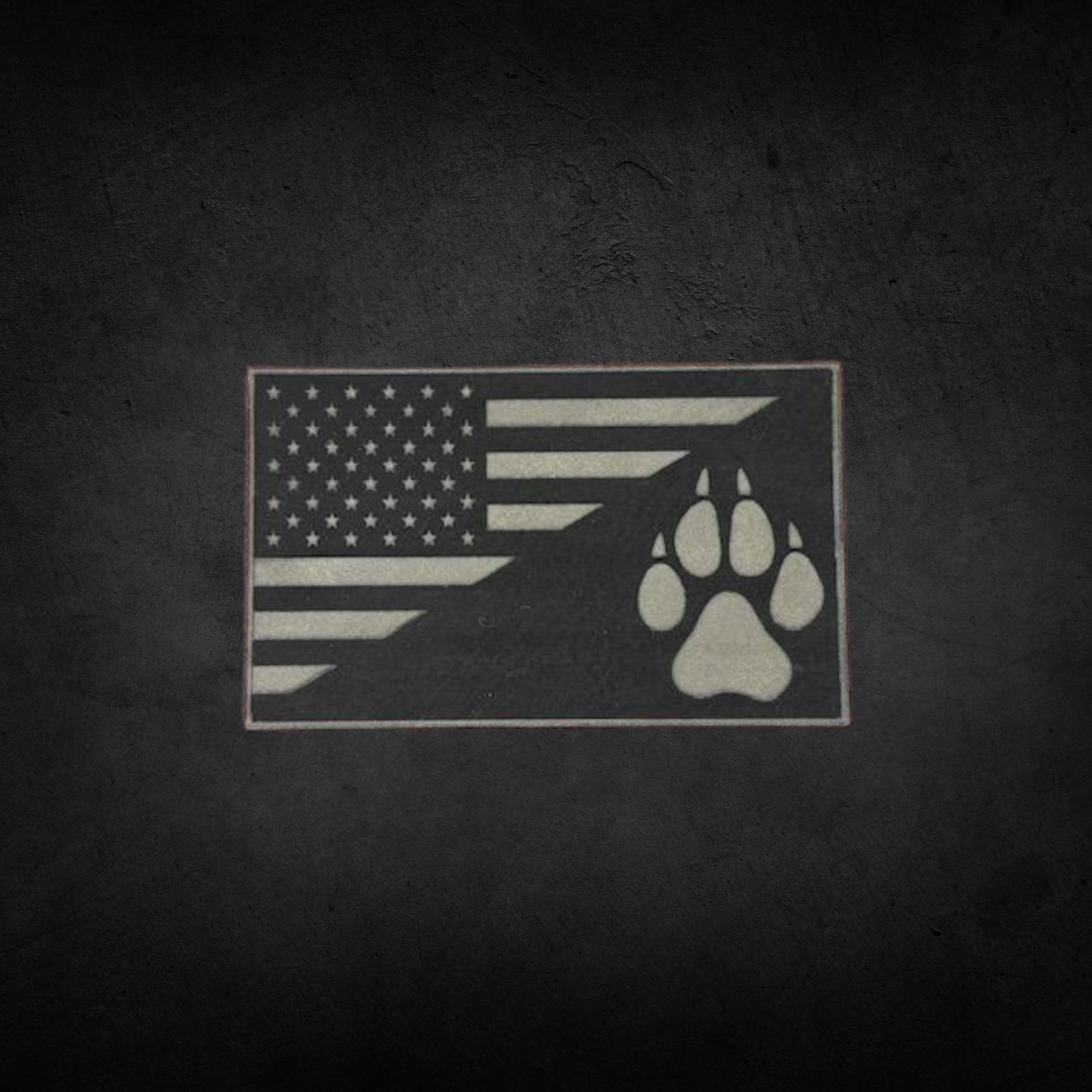 Engraved Leatherette USA Patches